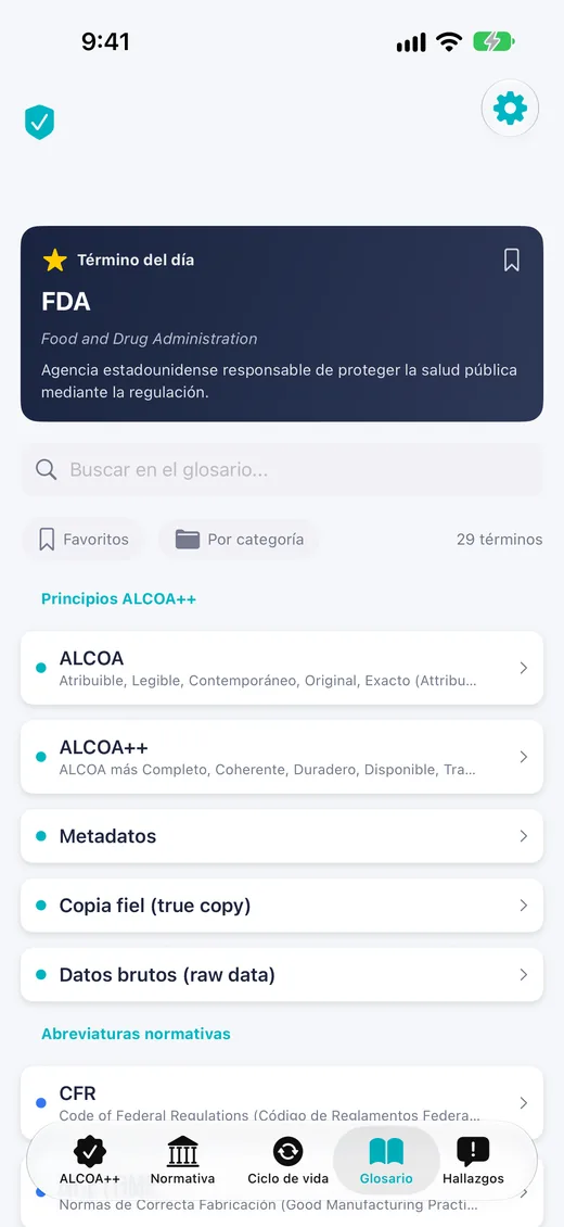Glosario